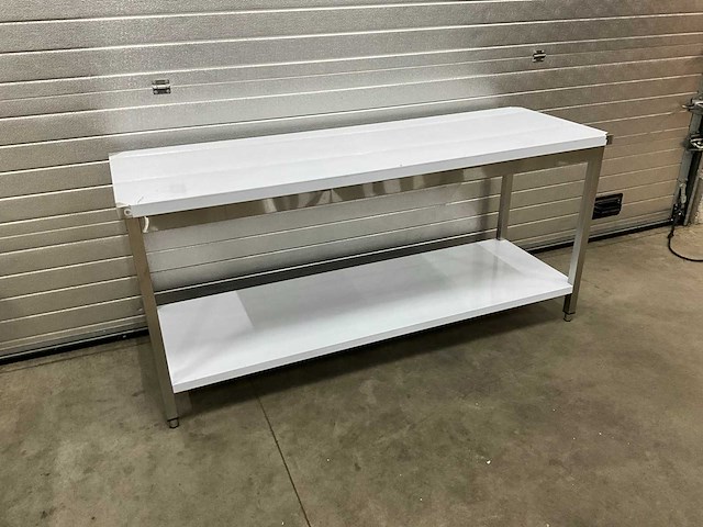 Rvs werktafel (4x) - afbeelding 1 van  5