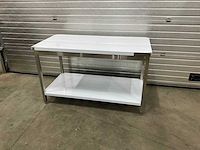 Rvs werktafel (4x) - afbeelding 1 van  6