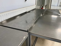 Rvs werktafel (5x)