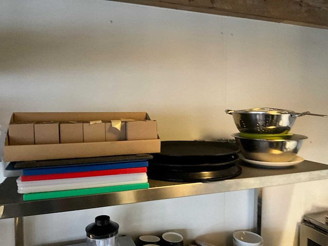 Rvs werktafel en stelling - afbeelding 5 van  6