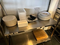 Rvs werktafel en stelling - afbeelding 6 van  6