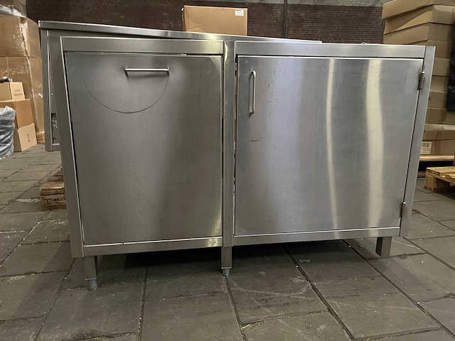 Rvs werktafel frame zonder blad - afbeelding 1 van  5