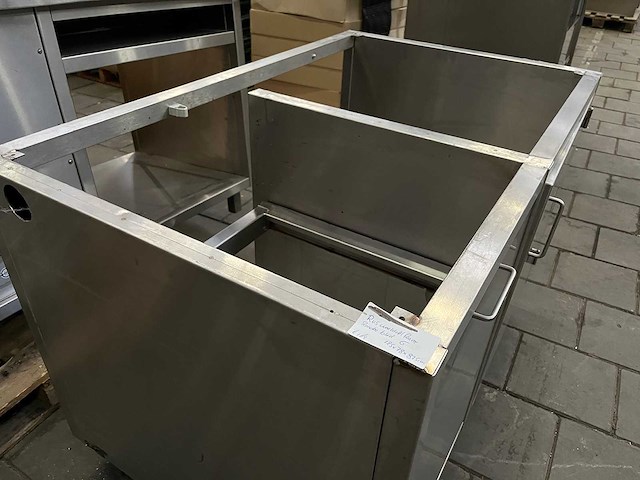 Rvs werktafel frame zonder blad - afbeelding 4 van  5