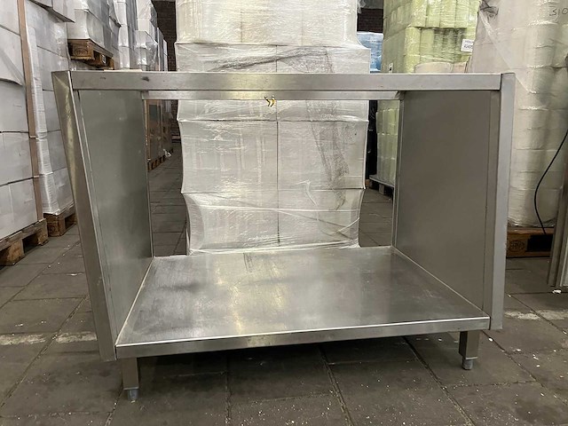 Rvs werktafel frame zonder blad - afbeelding 2 van  4