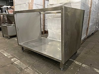 Rvs werktafel frame zonder blad - afbeelding 3 van  4