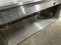 Rvs werktafel met au-bain-marie - afbeelding 6 van  7