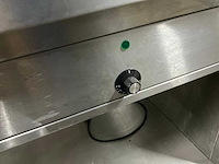 Rvs werktafel met au-bain-marie - afbeelding 6 van  6