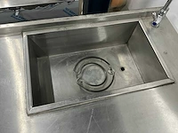Rvs werktafel met au-bain-marie - afbeelding 4 van  7