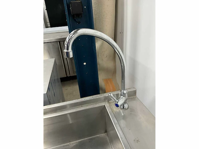 Rvs werktafel met au-bain-marie - afbeelding 5 van  7