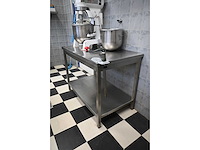 Rvs werktafel met blikopener - afbeelding 2 van  3