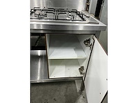 Rvs werktafel met gaskookplaat - afbeelding 4 van  5