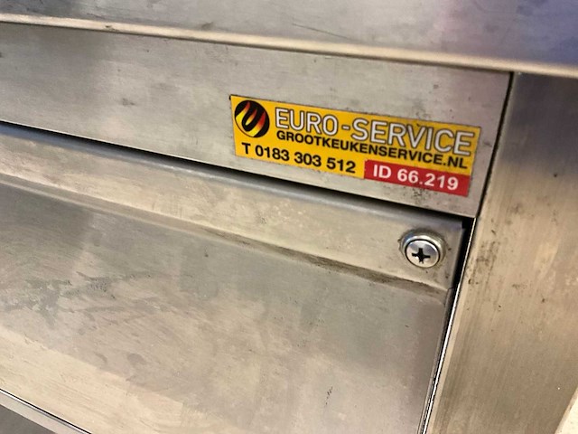 Rvs werktafel met ingebouwde au bain-marie - afbeelding 8 van  8