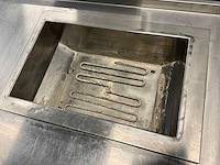 Rvs werktafel met ingebouwde au bain-marie - afbeelding 5 van  9