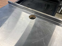 Rvs werktafel met ingebouwde au bain-marie - afbeelding 6 van  9