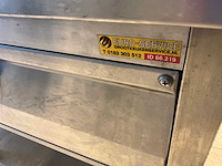 Rvs werktafel met ingebouwde au bain-marie - afbeelding 9 van  9