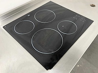 Rvs werktafel met keramisch fornuis - afbeelding 4 van  8