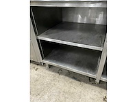 Rvs werktafel met kookplaat - afbeelding 6 van  8