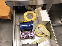Rvs werktafel met lade - afbeelding 4 van  5