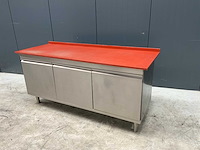 Rvs werktafel met lades - afbeelding 2 van  3