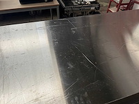 Rvs werktafel met onderblad - afbeelding 4 van  4