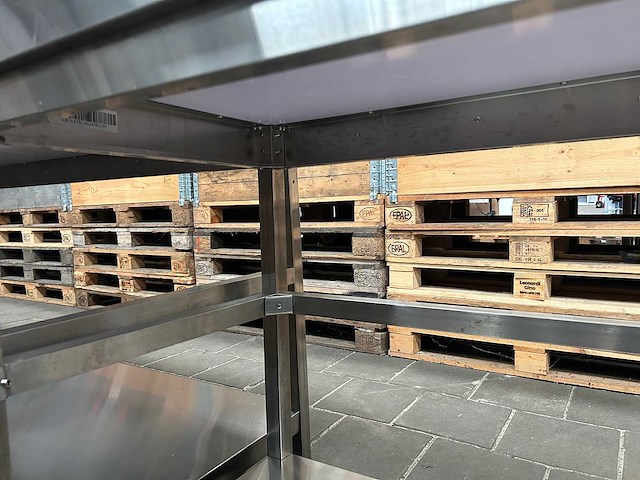 Rvs werktafel met onderblad - afbeelding 4 van  4