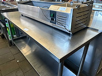 Rvs werktafel met onderblad - afbeelding 4 van  4