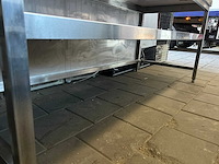 Rvs werktafel met onderblad - afbeelding 5 van  5