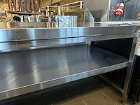 Rvs werktafel met onderblad - afbeelding 2 van  2