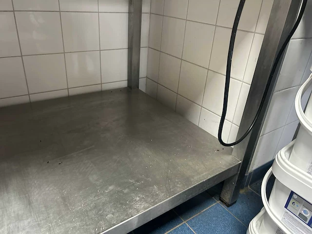 Rvs werktafel met onderblad - afbeelding 2 van  5