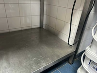 Rvs werktafel met onderblad - afbeelding 2 van  5
