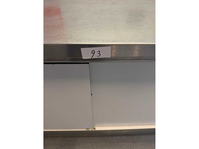 Rvs werktafel met onderkast 150cm - afbeelding 2 van  3