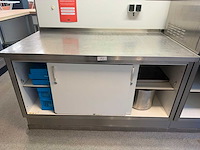 Rvs werktafel met onderkast 150cm - afbeelding 3 van  3