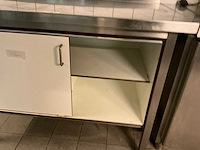 Rvs werktafel met onderkast - afbeelding 4 van  5