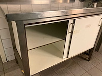 Rvs werktafel met onderkast - afbeelding 5 van  5