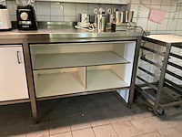 Rvs werktafel met onderkast - afbeelding 3 van  8