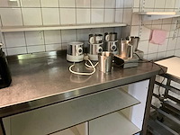 Rvs werktafel met onderkast - afbeelding 5 van  8