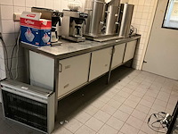 Rvs werktafel met onderkast - afbeelding 1 van  4