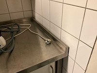 Rvs werktafel met onderkast - afbeelding 3 van  4