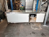 Rvs werktafel met onderkast - afbeelding 1 van  2