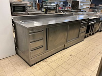 Rvs werktafel met onderkast - afbeelding 3 van  10