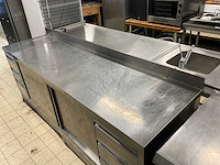 Rvs werktafel met onderkast - afbeelding 10 van  10