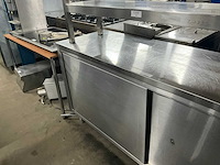 Rvs werktafel met onderkast - afbeelding 3 van  5