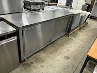 Rvs werktafel met onderkast - afbeelding 1 van  4
