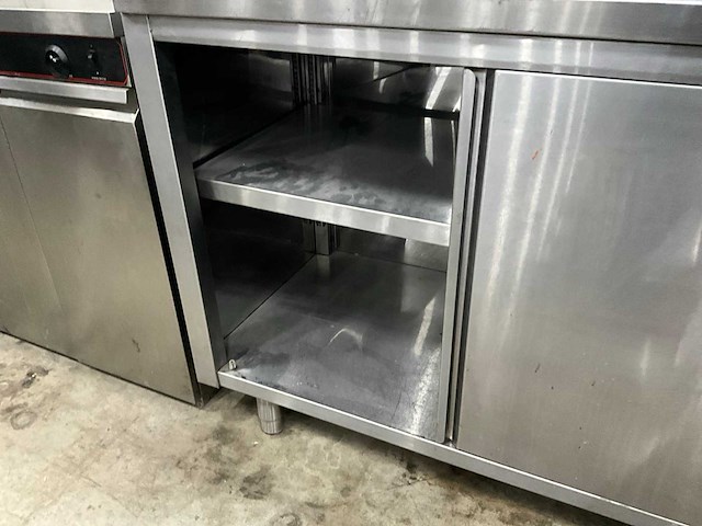 Rvs werktafel met onderkast - afbeelding 4 van  4