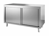 Rvs werktafel met onderkasten 180x70cm - afbeelding 3 van  4
