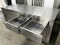 Rvs werktafel met onderkasten - afbeelding 4 van  6