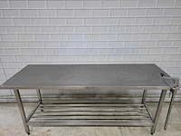Rvs werktafel met onderschap en staartblikopener - afbeelding 6 van  6