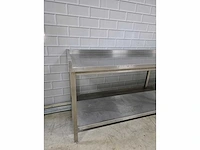 Rvs werktafel met onderschap - afbeelding 7 van  7