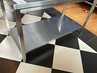 Rvs werktafel met ondertafel - afbeelding 4 van  4