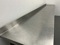 Rvs werktafel met spatrand en lades (450 cm) - afbeelding 5 van  7